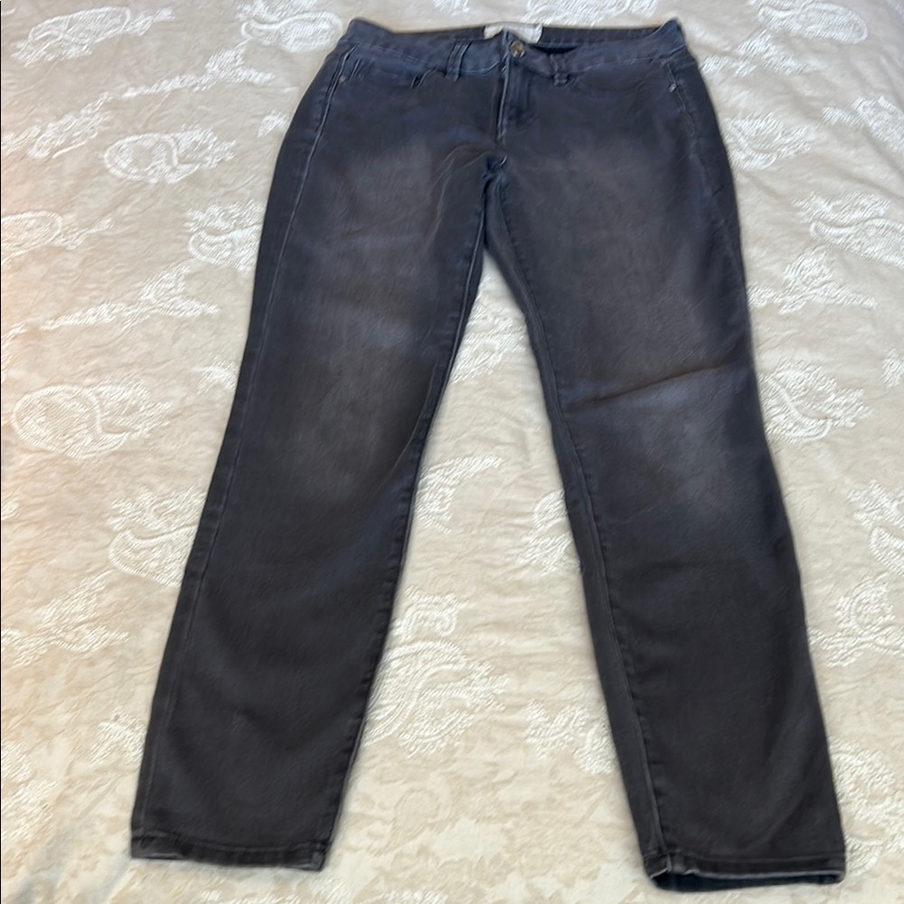 RACHEL Rachel Roy Gray Straight Leg Denim